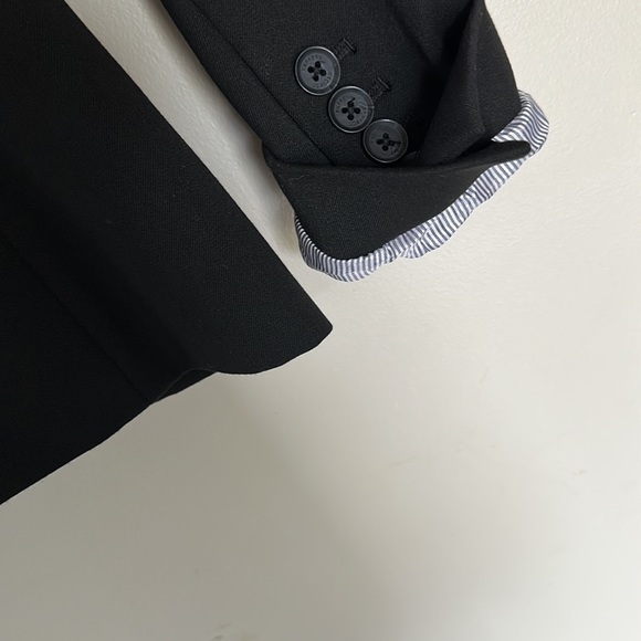 Express Notch Collar One Button Blazer - Black - 2 - Picture 10 of 13